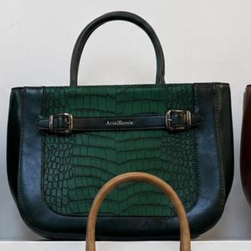 Sac ArielBenie — Collection Signature — Vert émeraude